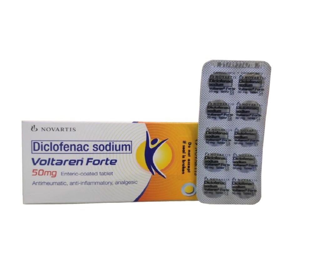 VOLTAREN FORTE Diclofenac Sodium 50mg EntericCoated Tablet 1's price